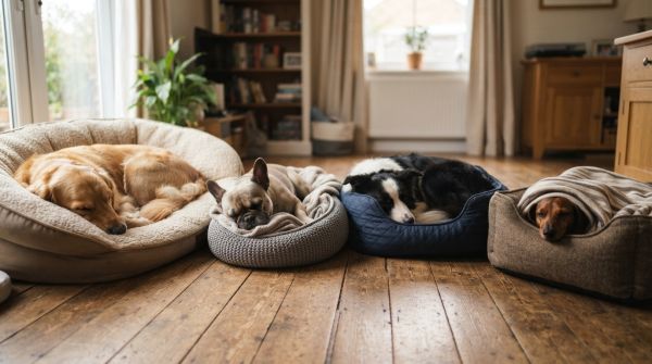 Choisir le couchage idéal pour chaque race de chien