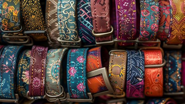 Colliers pour chiens : confort et style en polyester et tissu